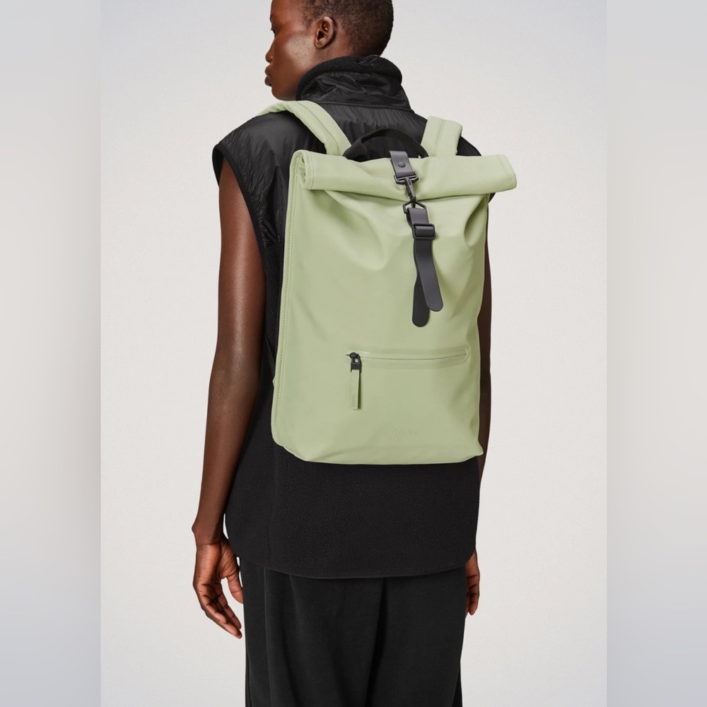 Rains Rolltop Rucksack backpack - Picture 3 of 4